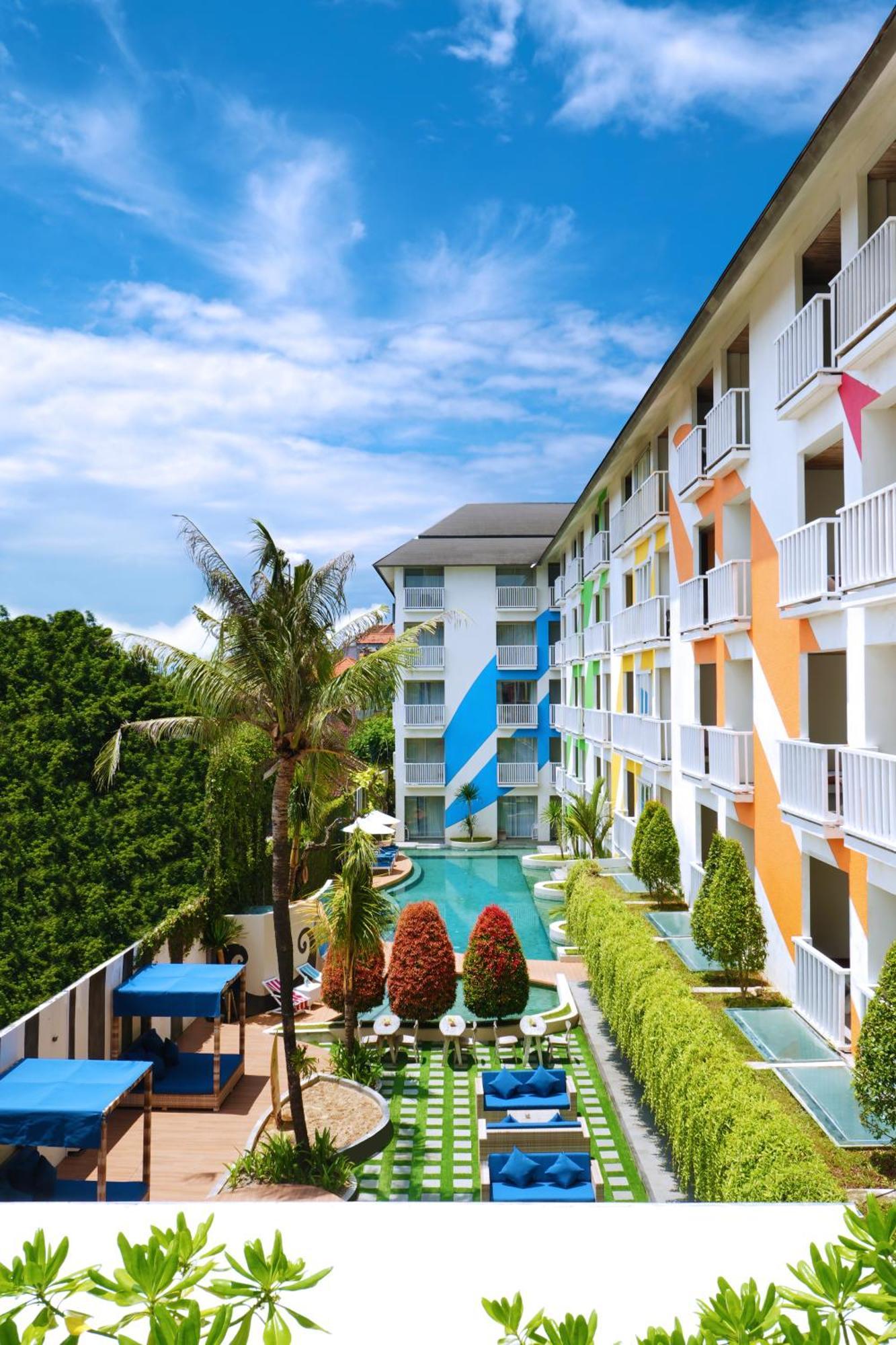 Bliss Surfer Hotel Legian Exterior foto