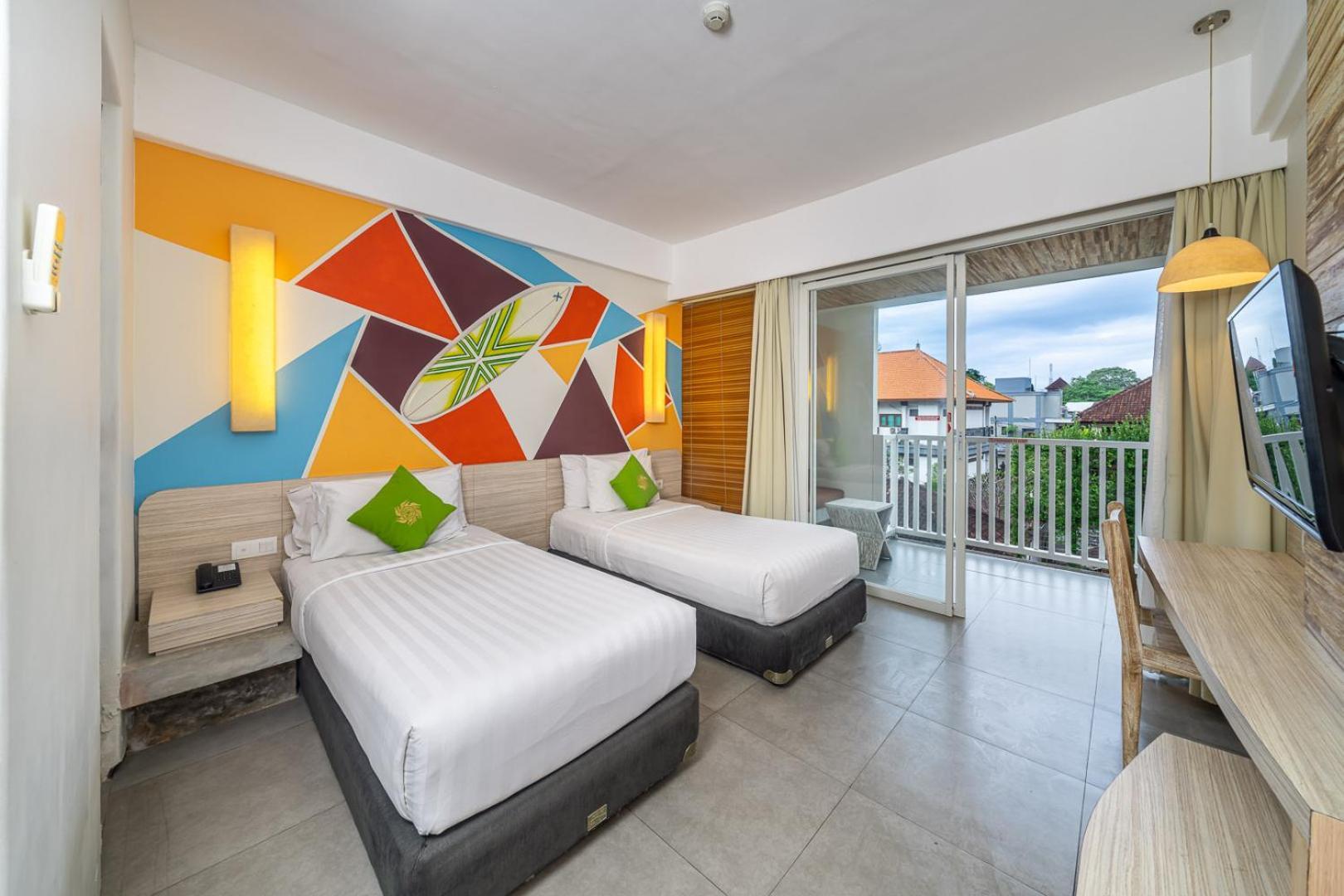 Bliss Surfer Hotel Legian Exterior foto