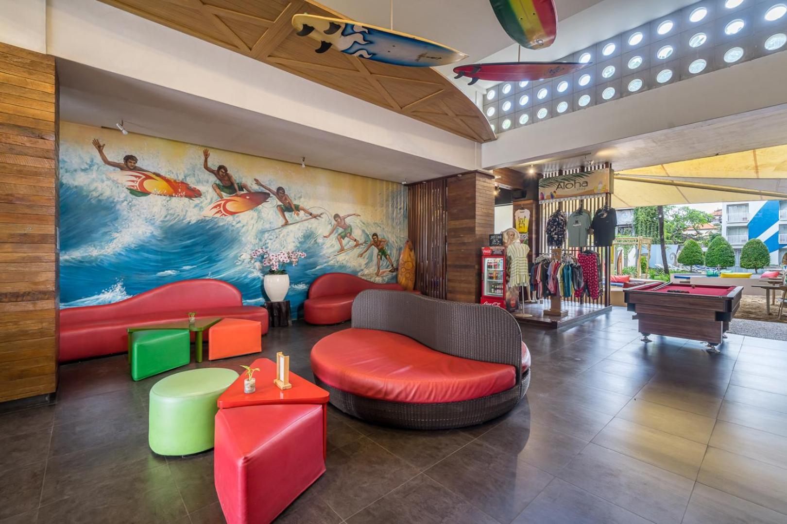 Bliss Surfer Hotel Legian Exterior foto
